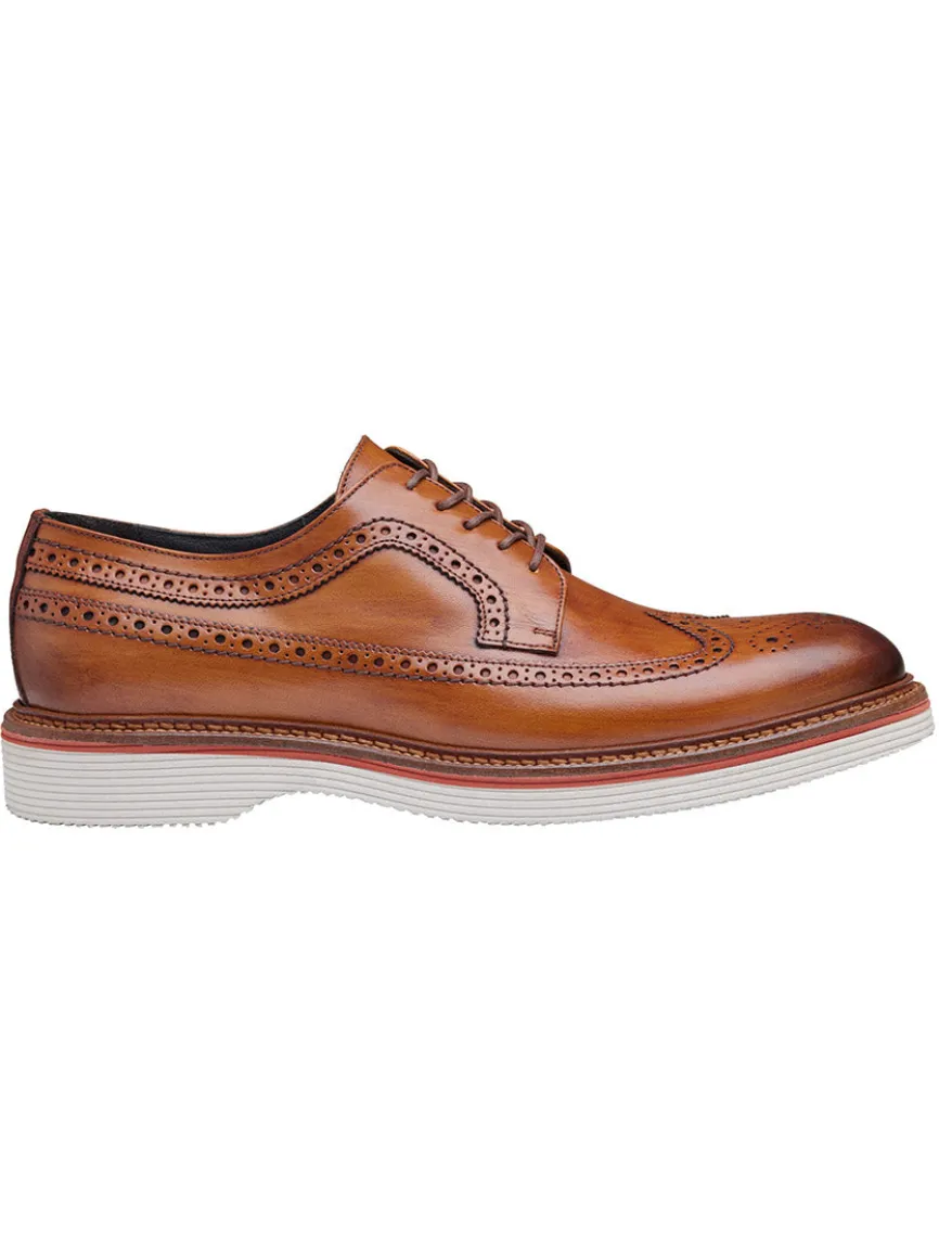 J & M Collection Jenson Longwing in Tan Italian Calfskin