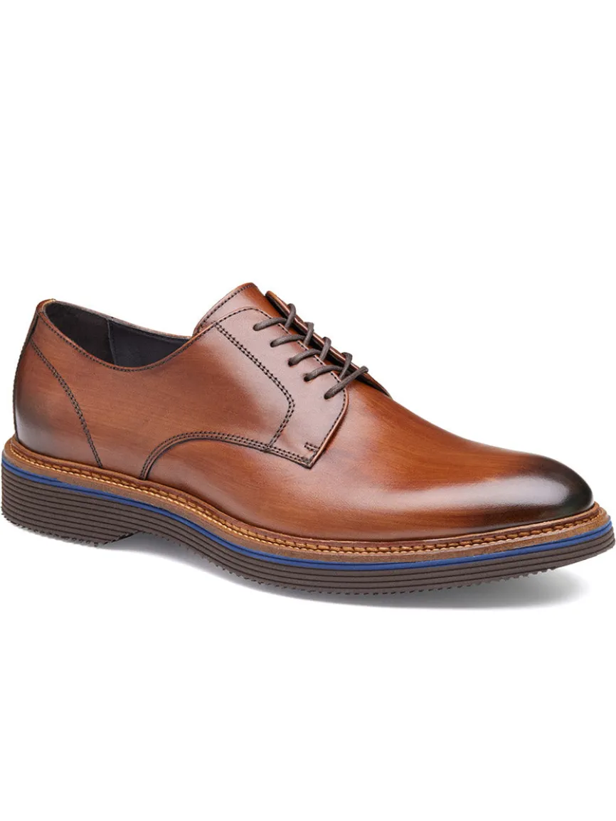 J & M Collection Jenson Plain Toe in Brown Italian Calfskin