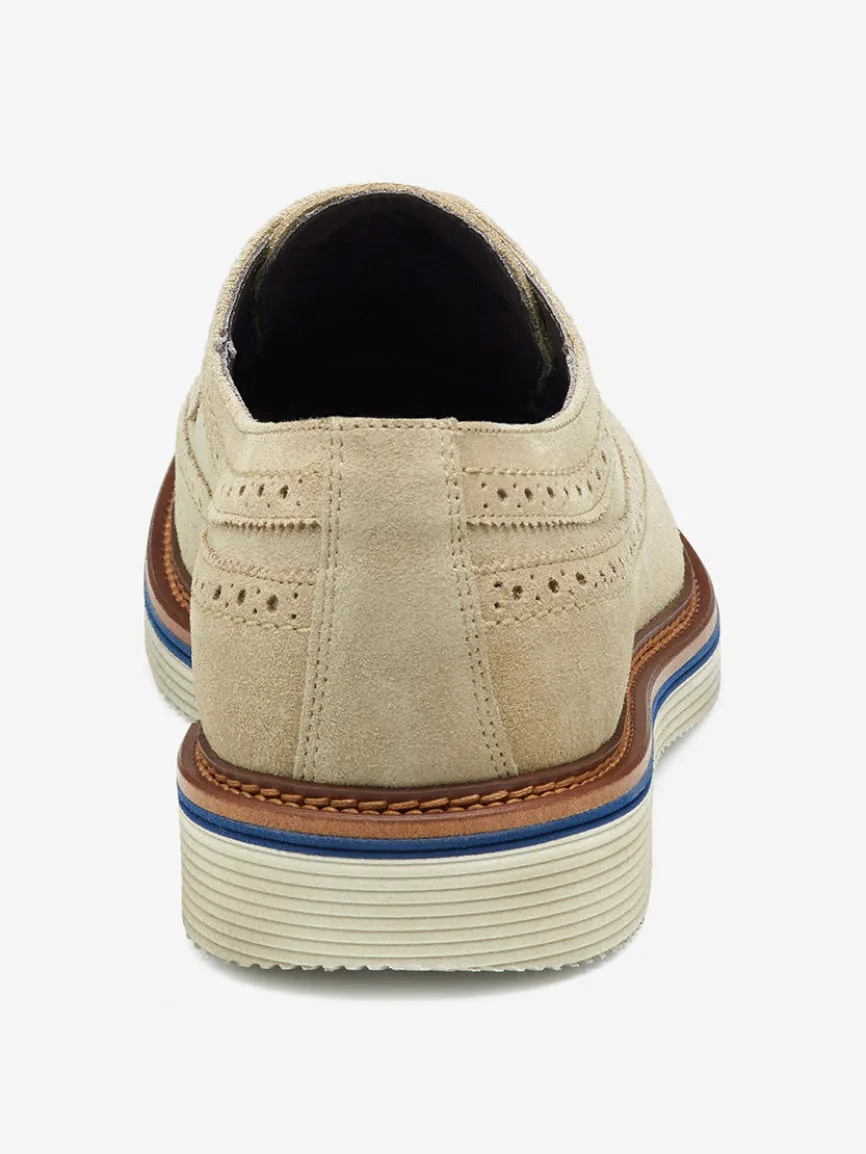 J & M Collection Jenson Longwing in Taupe Italian Suede