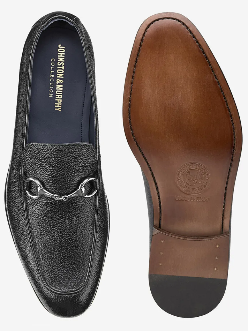 J & M Collection Taylor Bit in Black Italian Calfskin