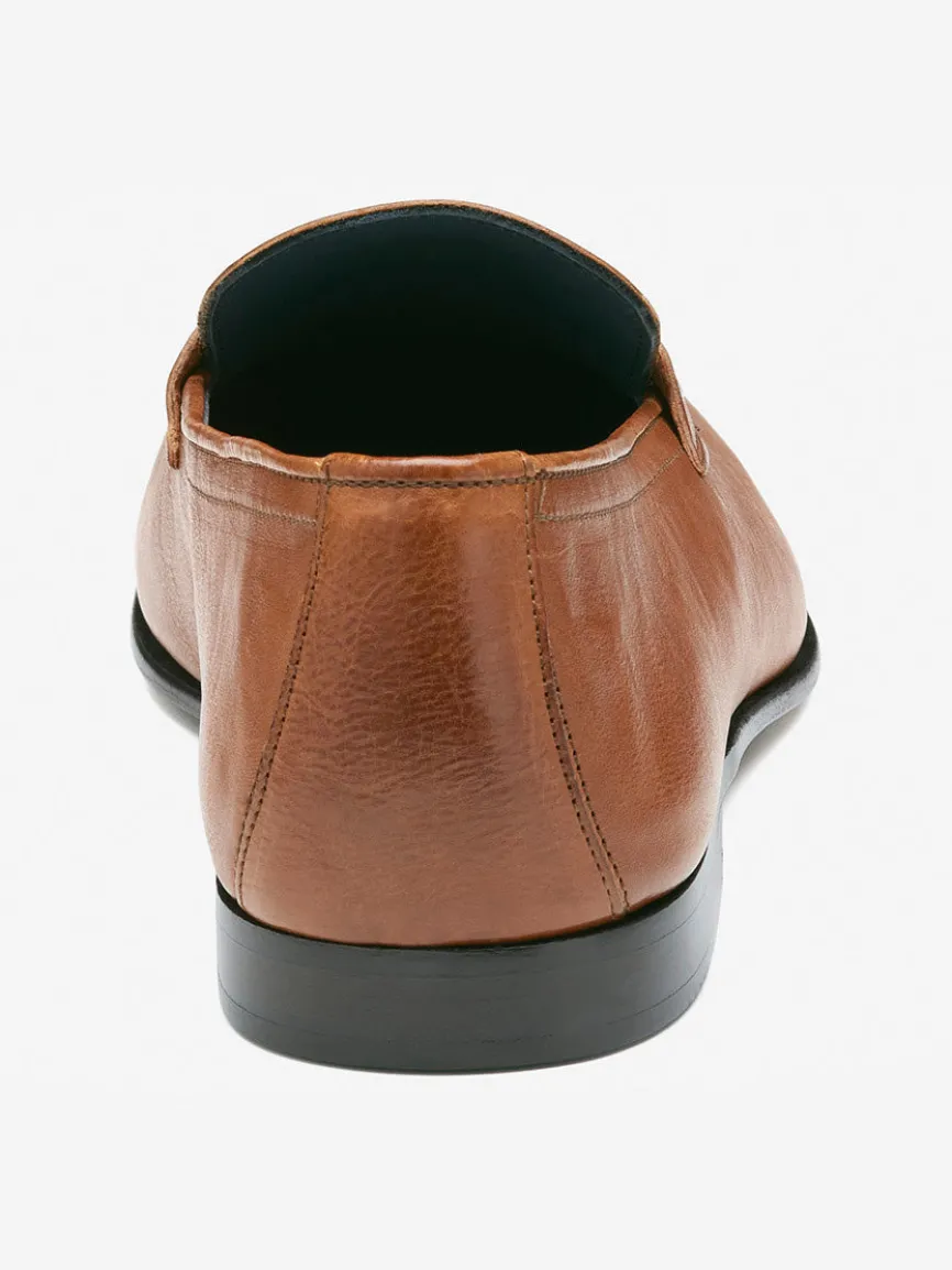 J & M Collection Taylor Penny in Tan Italian Full Grain