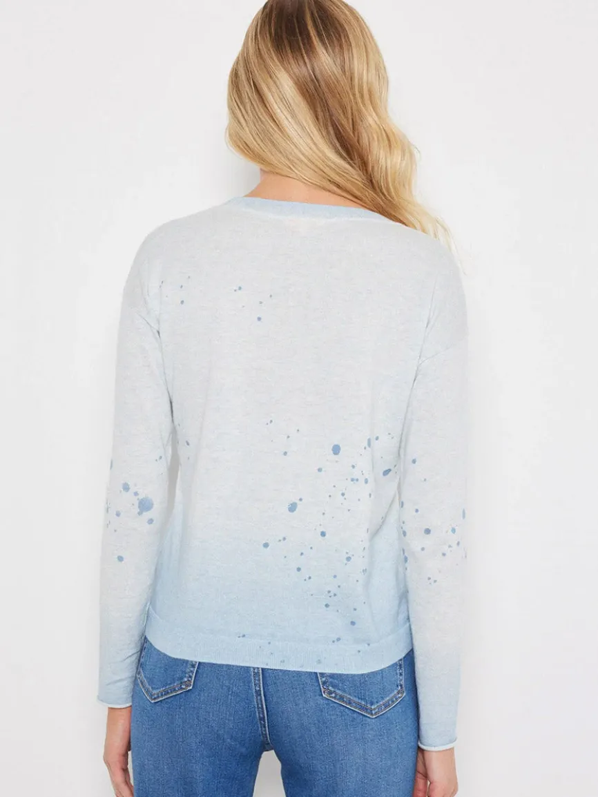 Lisa Todd Apres Sea Sweater in Iced Blue