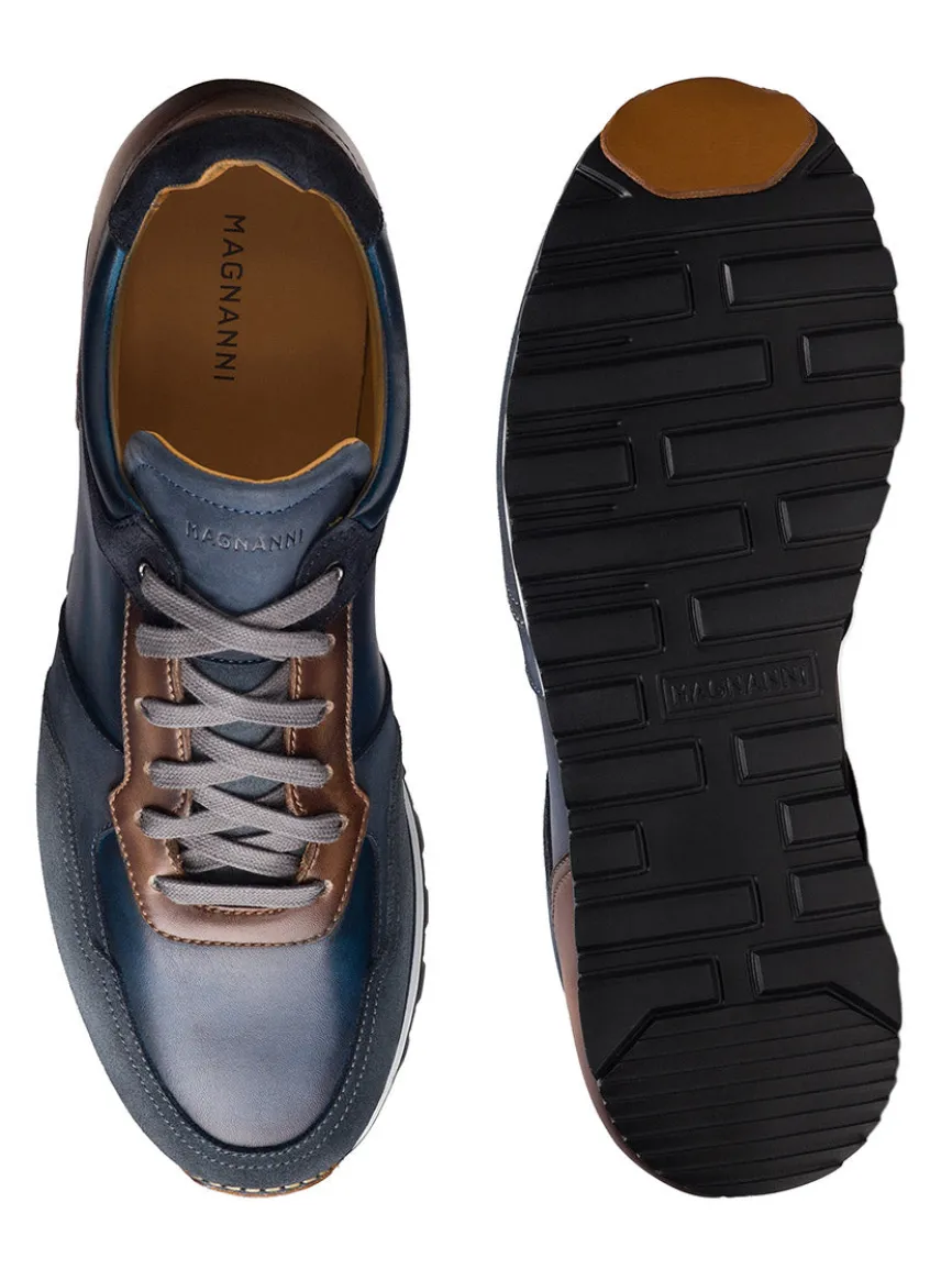 Magnanni Arco in Navy/Brown