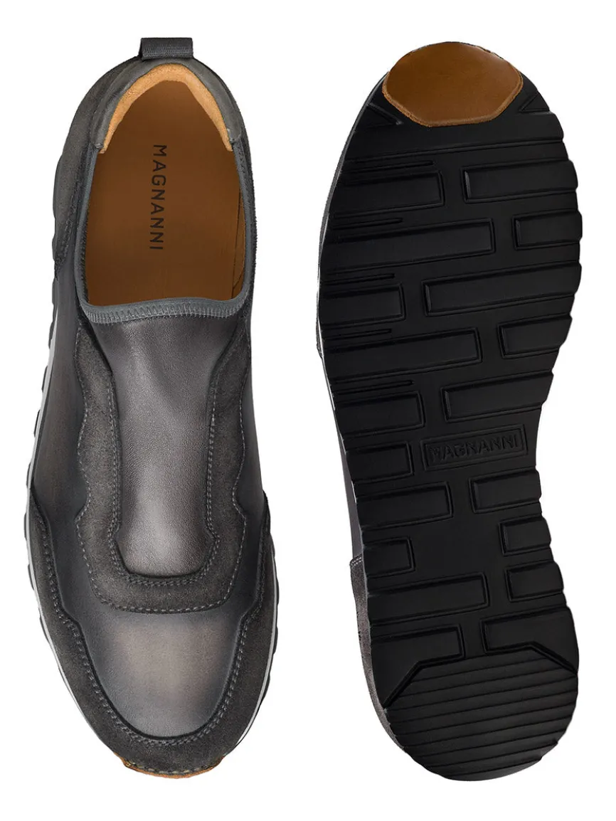 Magnanni Arco Slip in Grey