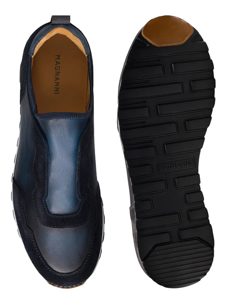 Magnanni Arco Slip in Navy