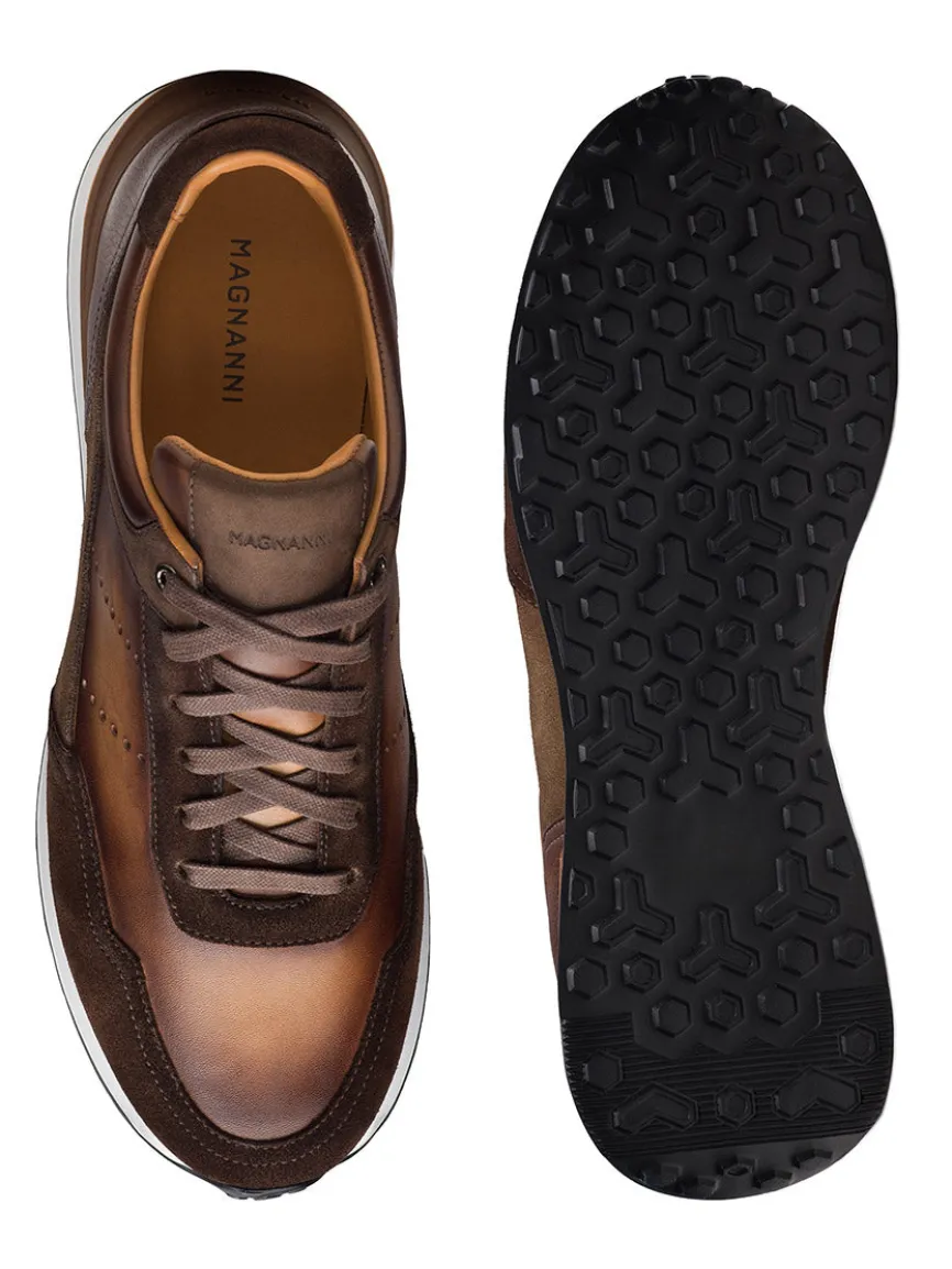 Magnanni Bravo V in Midbrown Suede/Brown