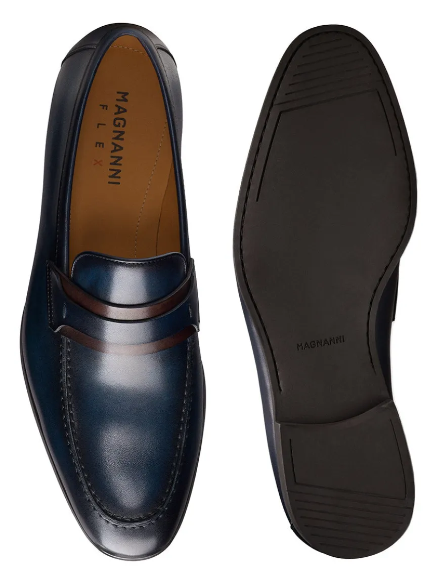 Magnanni Daniel in Navy/Midbrown