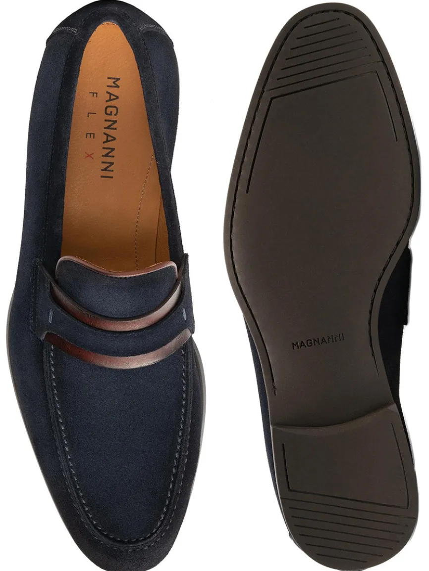 Magnanni Daniel in Navy Suede