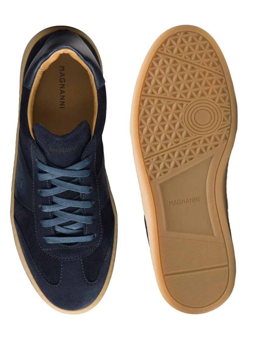 Magnanni Primera in Navy Suede