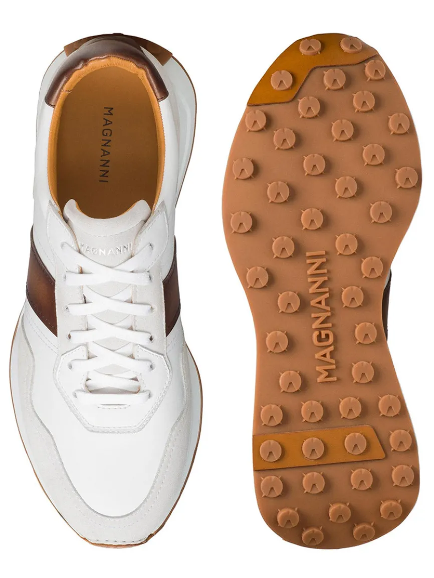 Magnanni Romero II in White/Brown