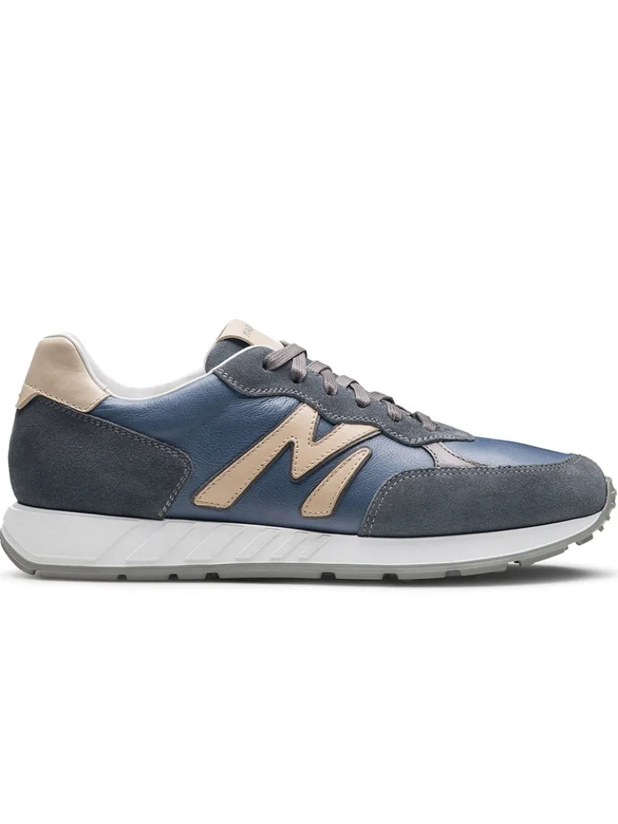 Magnanni Yoki in Indigo Suede/Cream