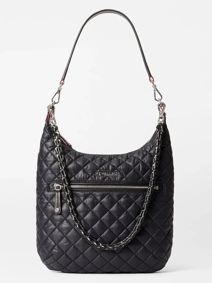 MZ Wallace Crosby Sienna in Black Oxford