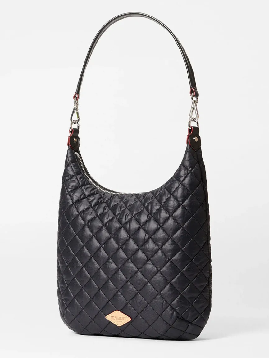 MZ Wallace Crosby Sienna in Black Oxford