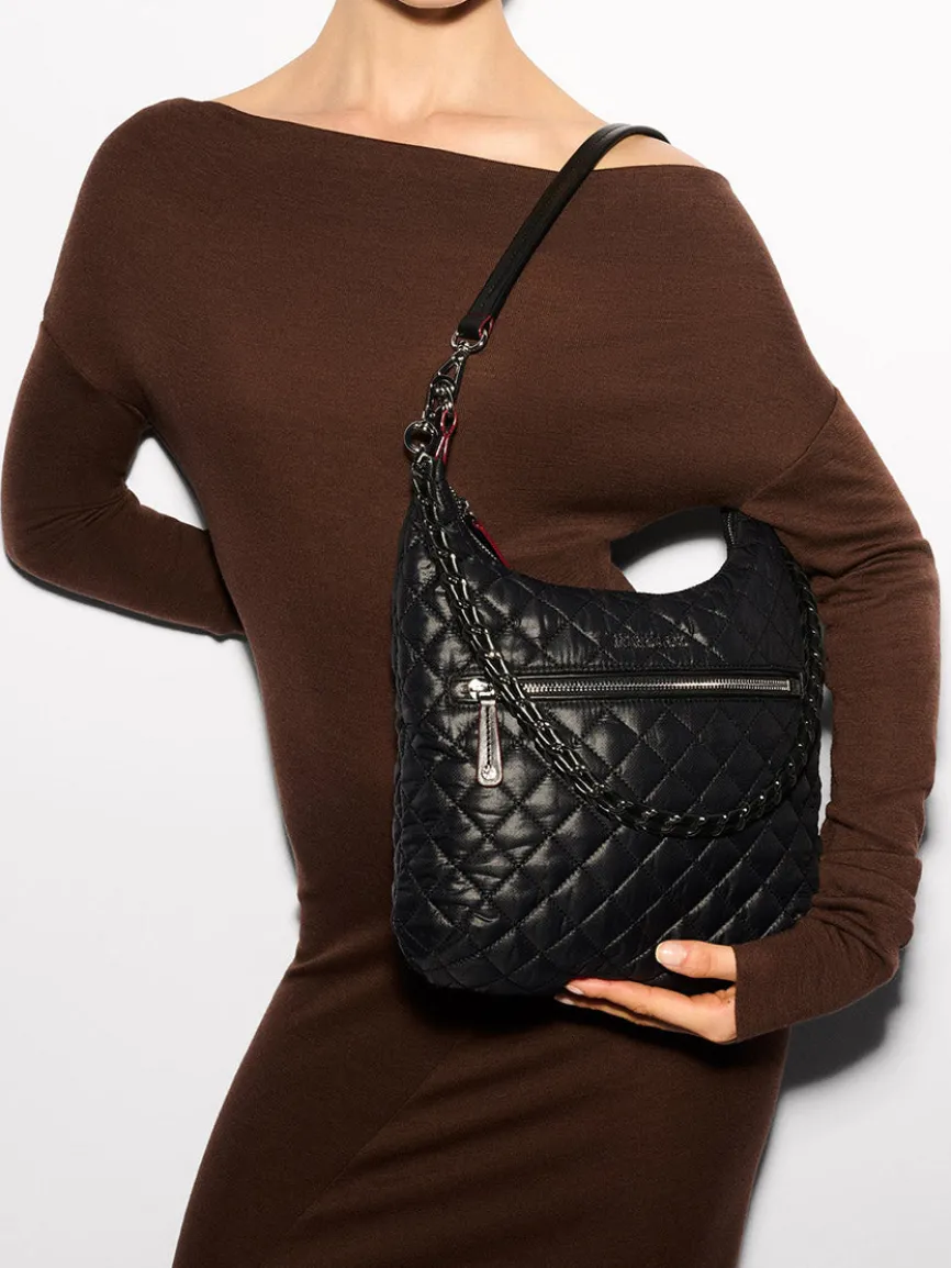 MZ Wallace Crosby Sienna in Black Oxford