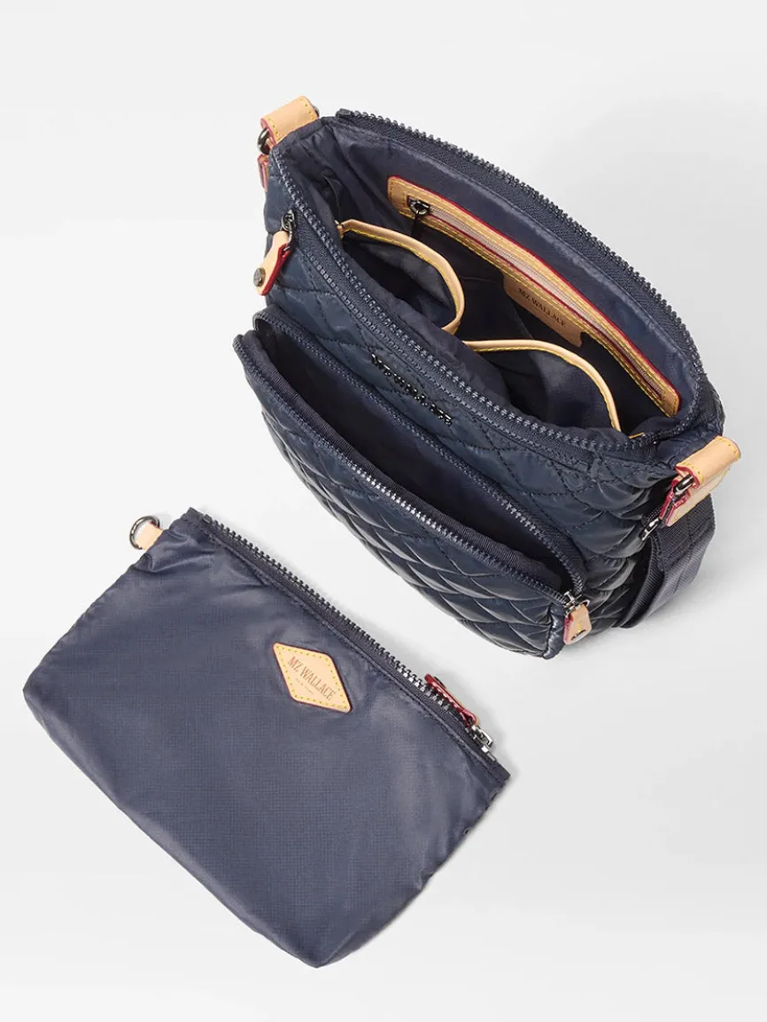 MZ Wallace Metro Scout Deluxe in Ink Liquid Oxford