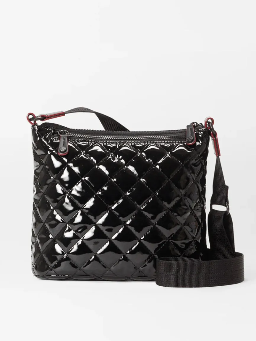 MZ Wallace Metro Scout Deluxe in Black Lacquer Oxford