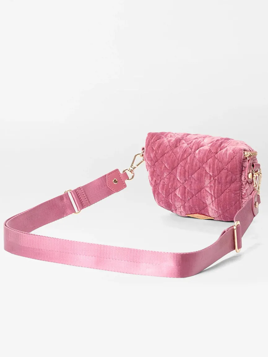 MZ Wallace Micro Crosby Crossbody Sling in Petal Velvet