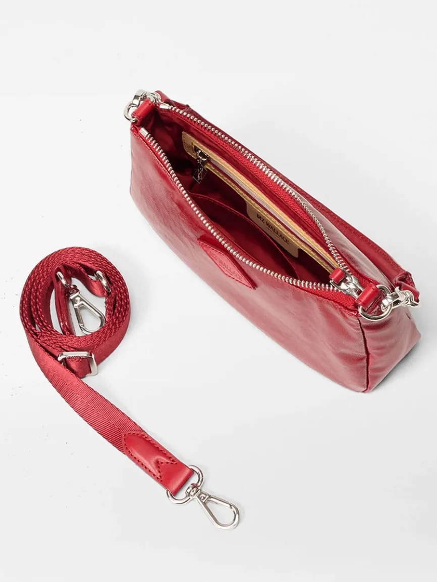 MZ Wallace Mini Chelsea Shoulder in Apple Gloss Bedford