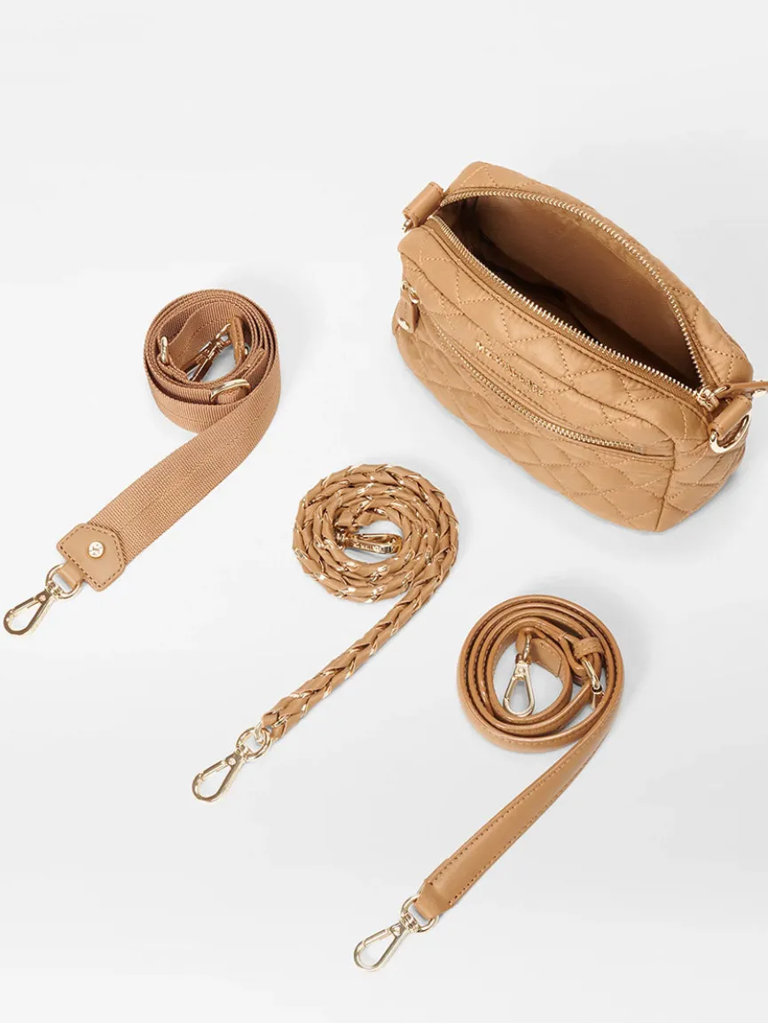 MZ Wallace Mini Crosby in Caramel Oxford