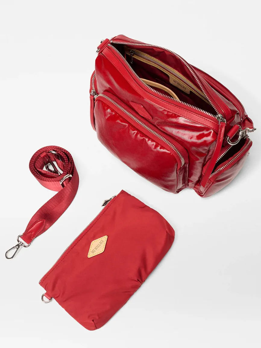 MZ Wallace Small Chelsea Crossbody in Apple Gloss Bedford