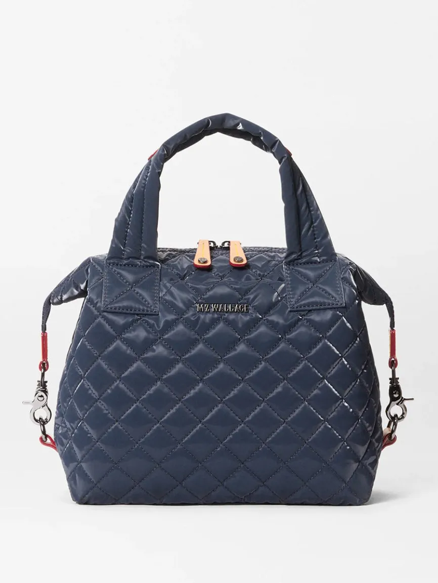 MZ Wallace Small Sutton Deluxe in Ink Liquid Oxford