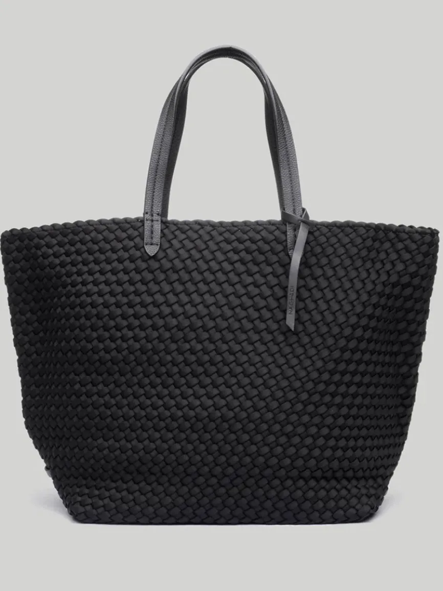 Naghedi Jet Setter Large Tote in Solid Onyx