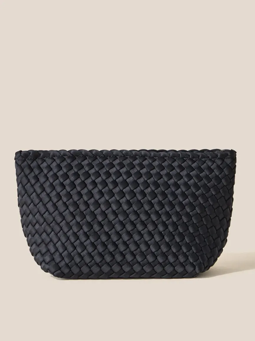 Naghedi Portofino Cosmetic Clutch in Solid Onyx