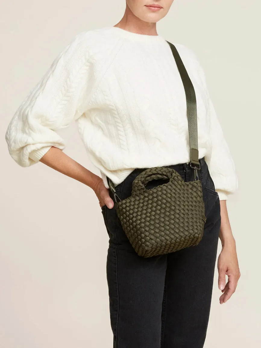 Naghedi St. Barths Petit Tote in Solid Olive
