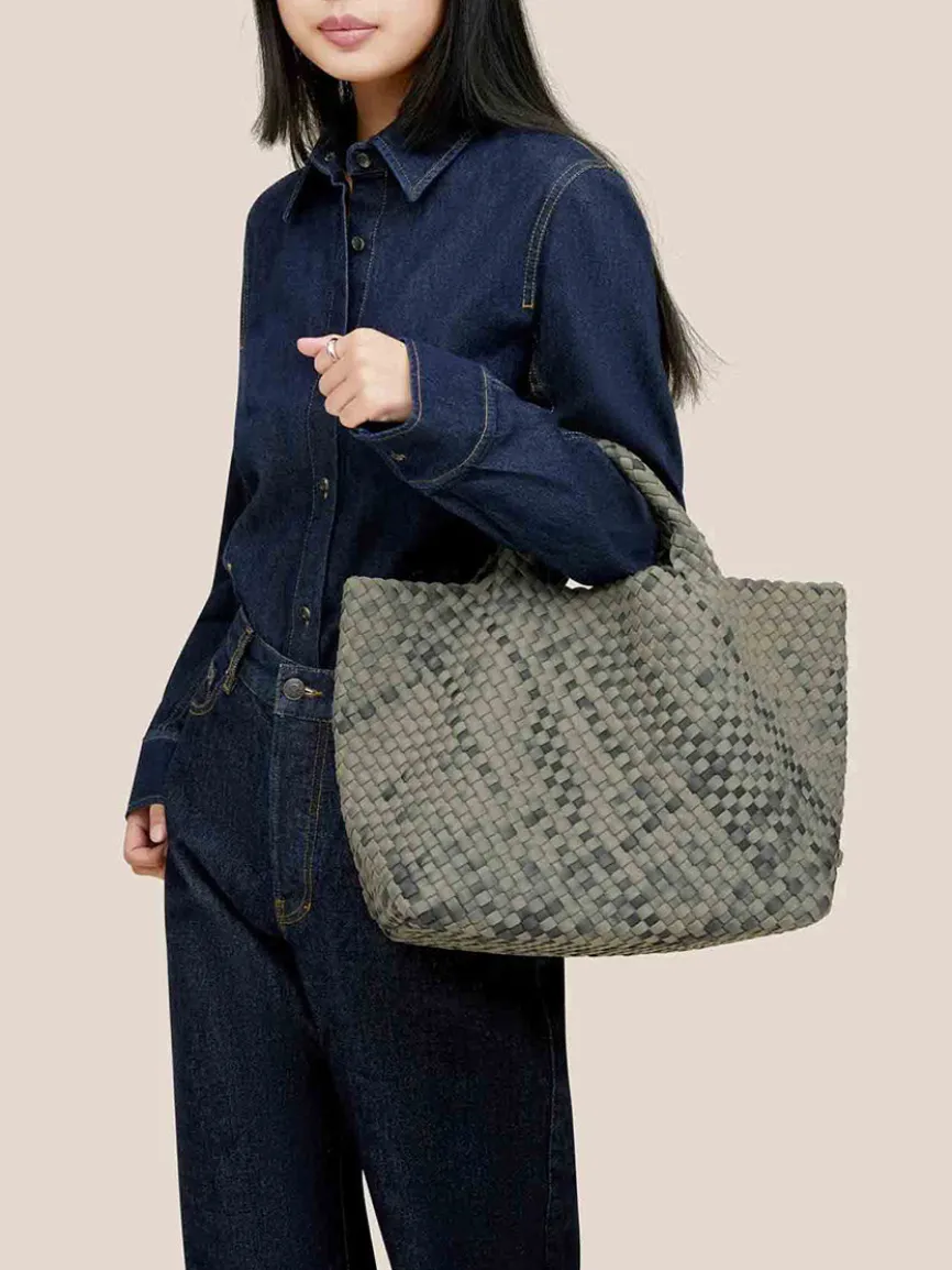 Naghedi St. Barths Medium Tote in Watercolor Neptune