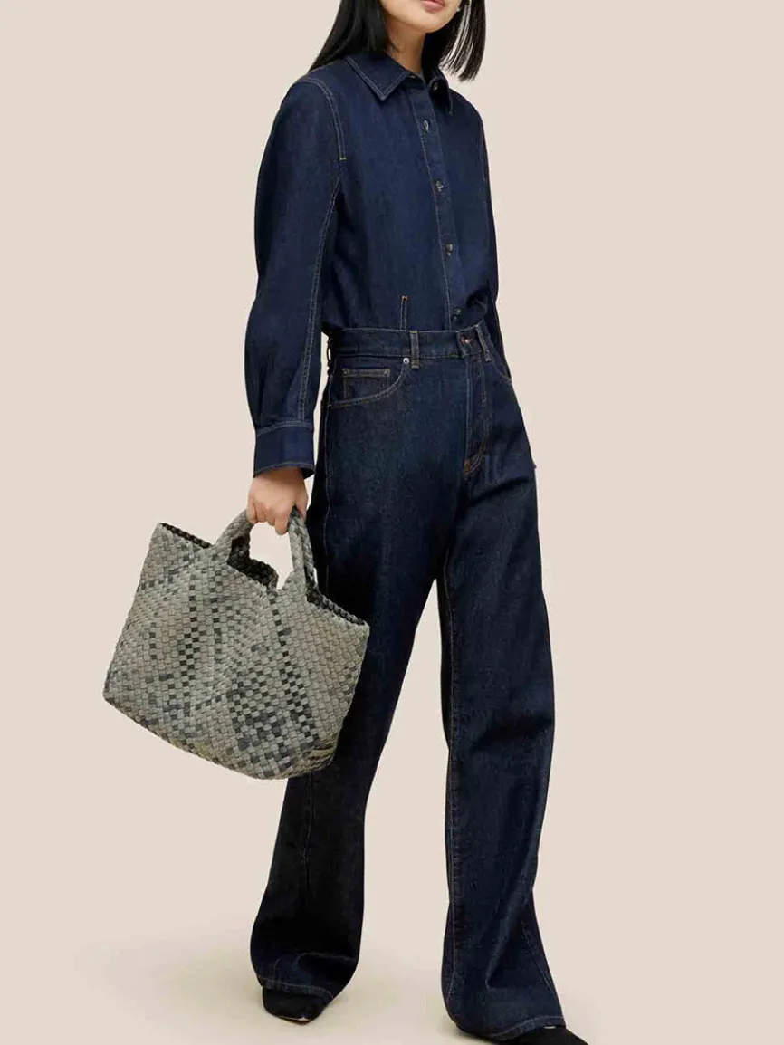 Naghedi St. Barths Medium Tote in Watercolor Neptune