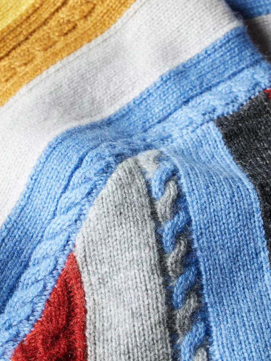 Paul Smith Cashmere-Blend Signature Stripe Sweater in Multi