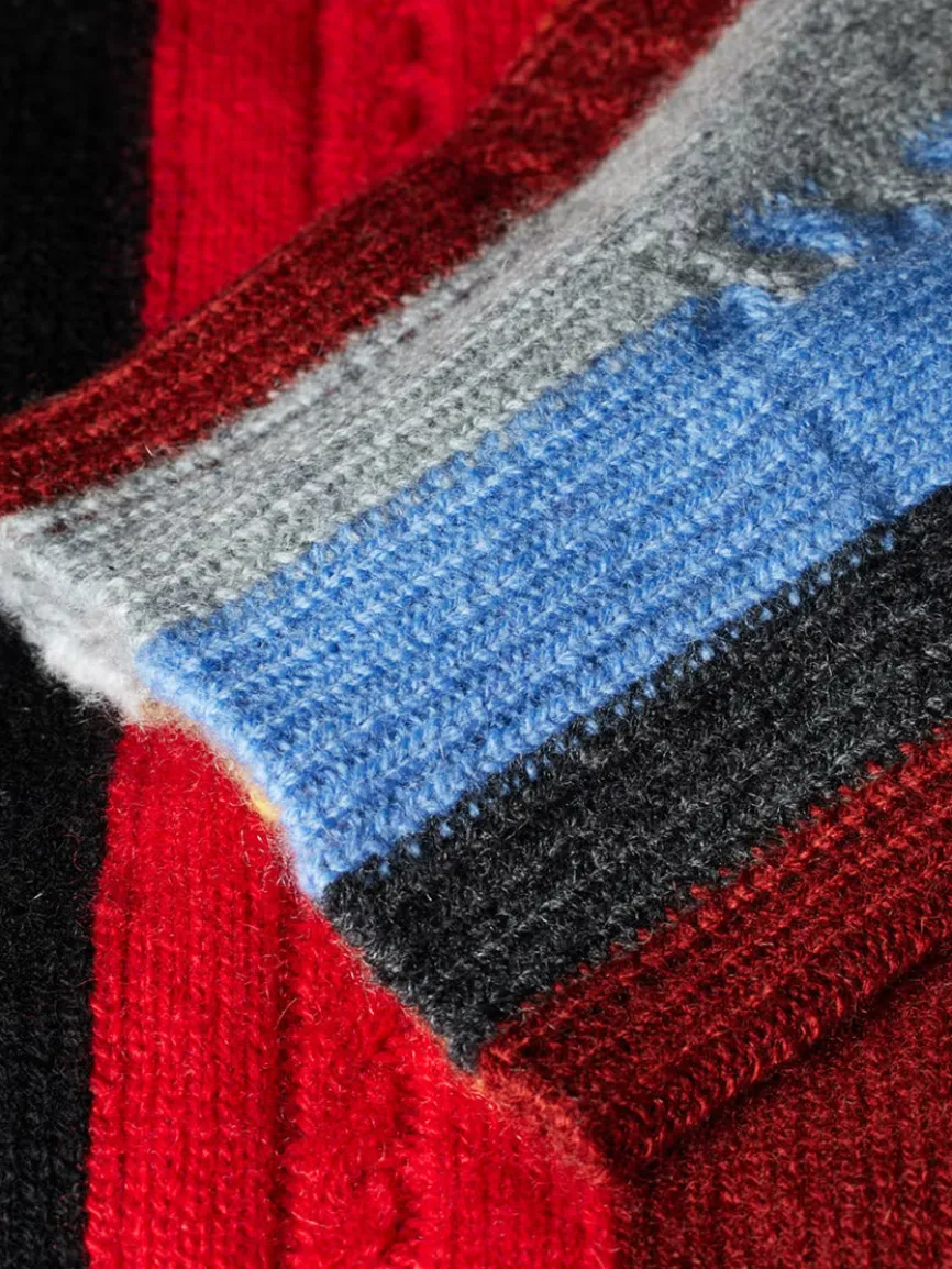 Paul Smith Cashmere-Blend Signature Stripe Sweater in Multi