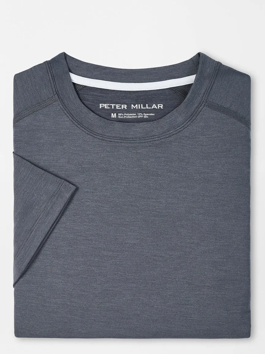 Peter Millar Aurora Performance T-Shirt in Iron