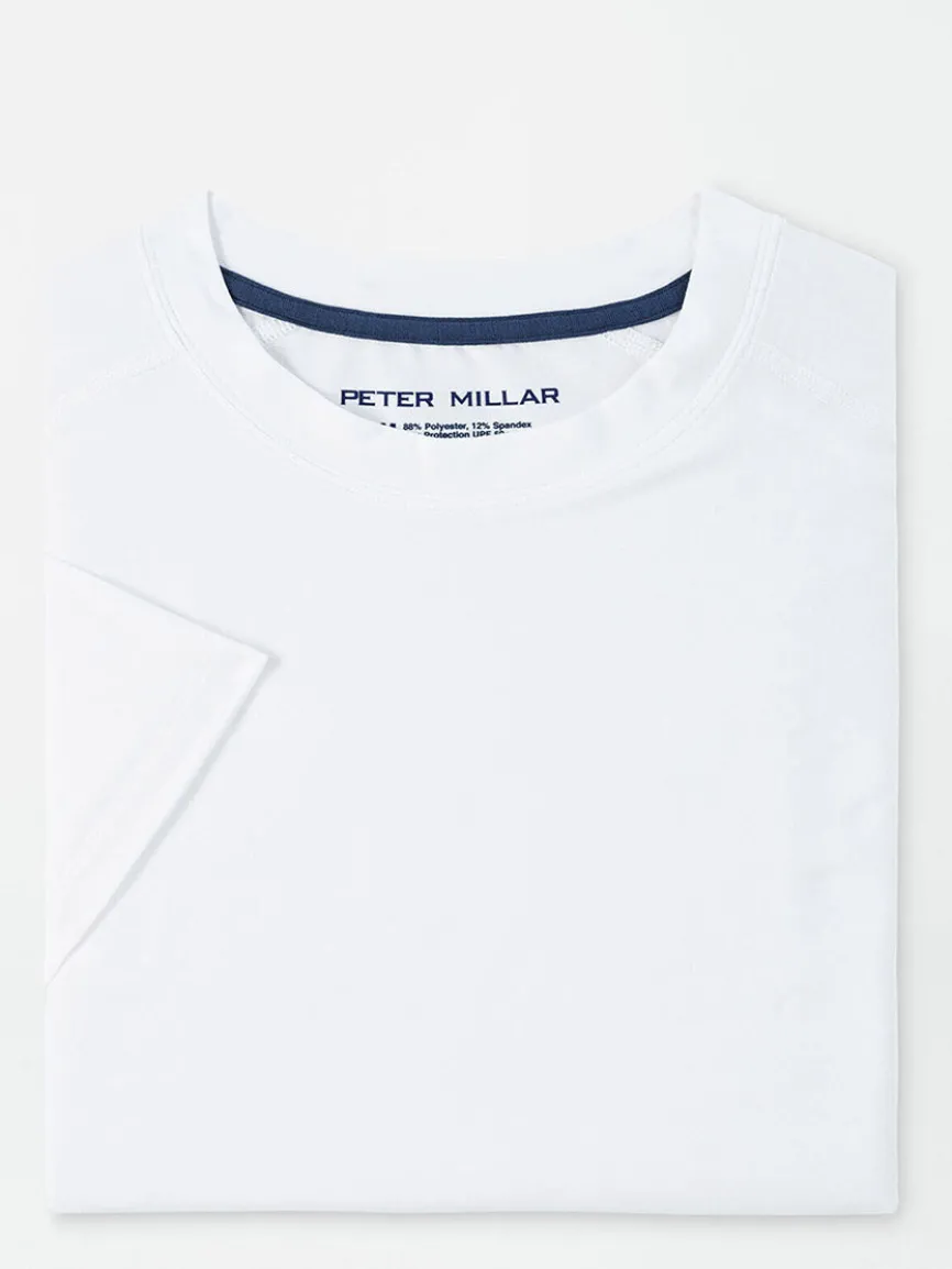 Peter Millar Aurora Performance T-Shirt in White