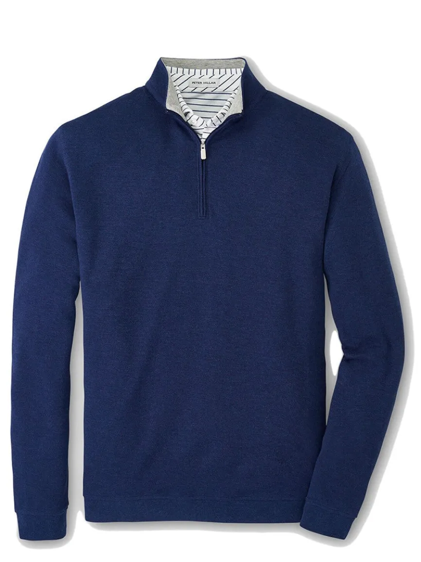 Peter Millar Crown Comfort Pullover in Navy