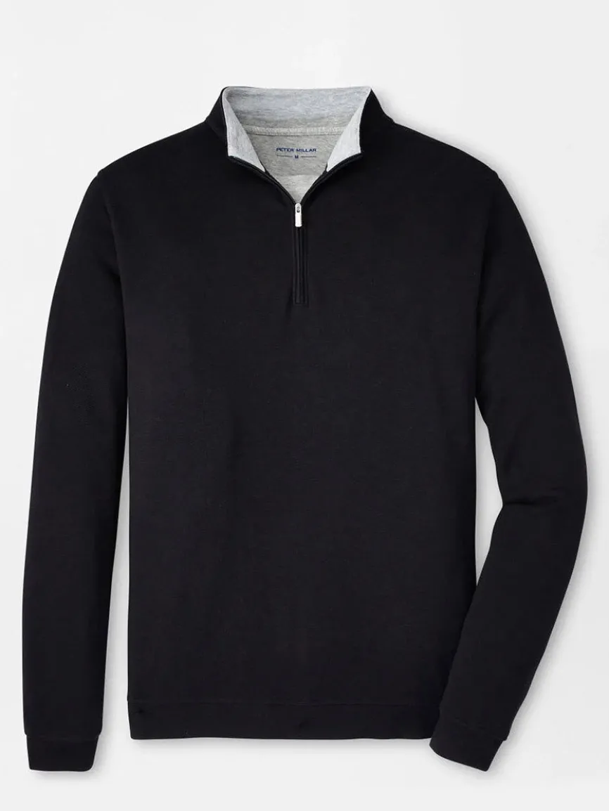 Peter Millar Crown Comfort Pullover in Black