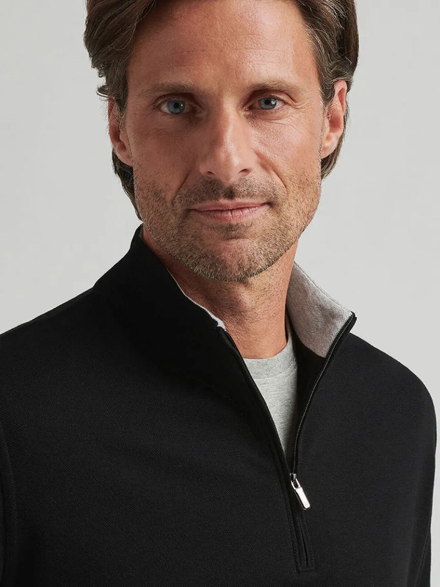 Peter Millar Crown Comfort Pullover in Black