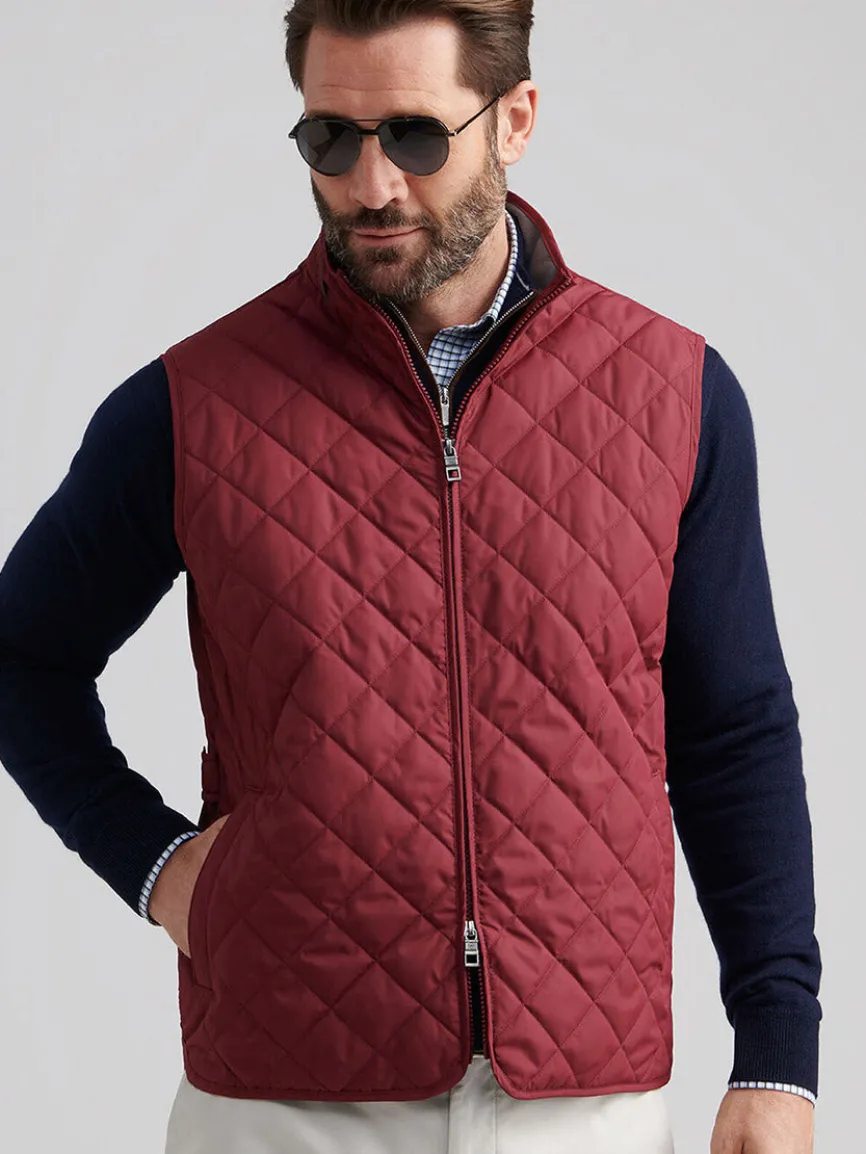 Peter Millar Essex Vest in Autumn Foliage