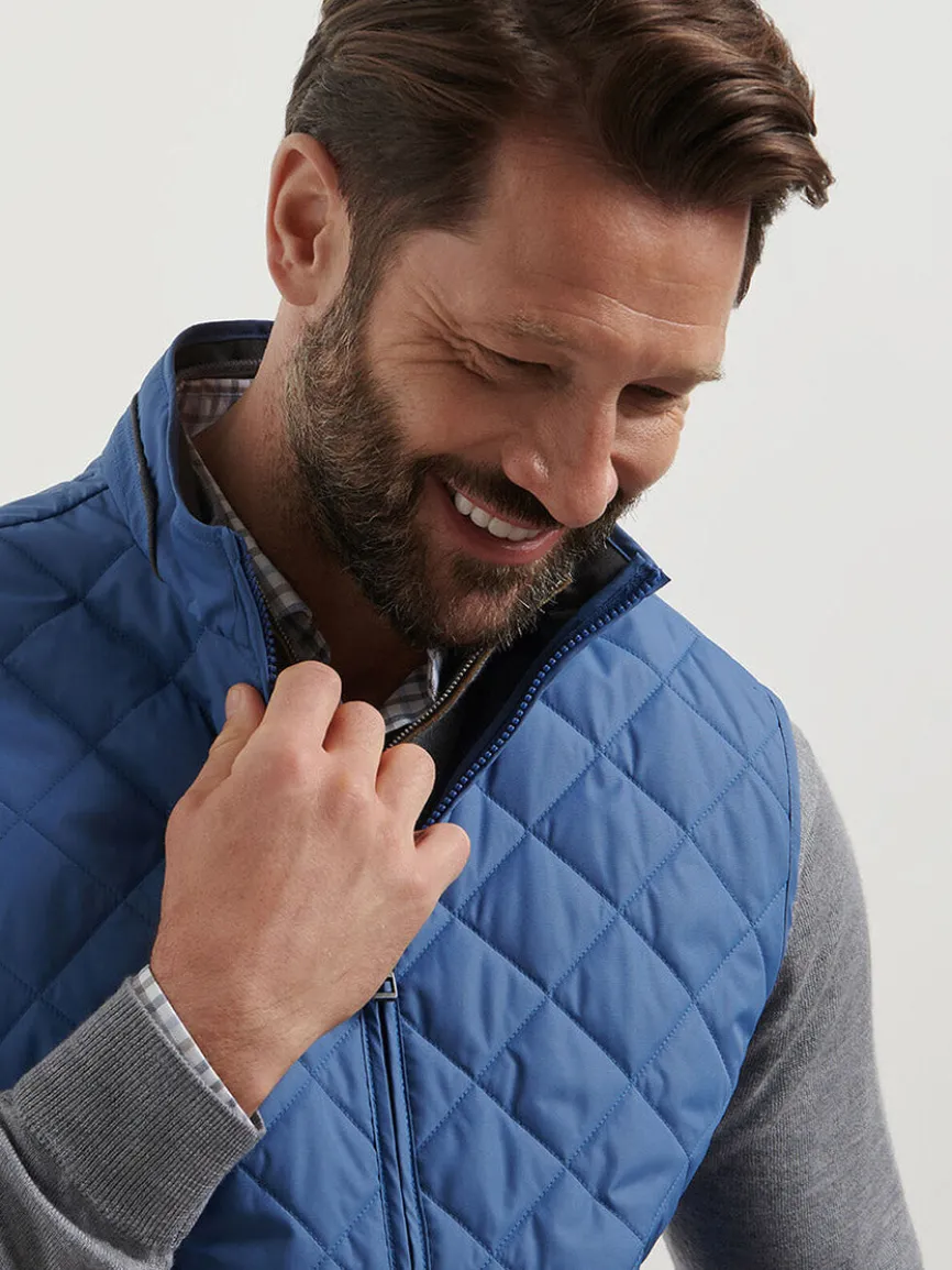 Peter Millar Essex Vest in Astral Blue