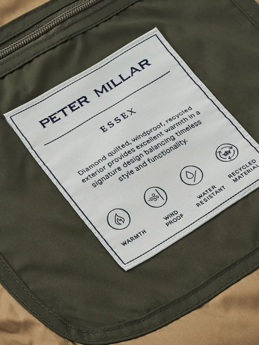 Peter Millar Essex Vest in Dark Olive