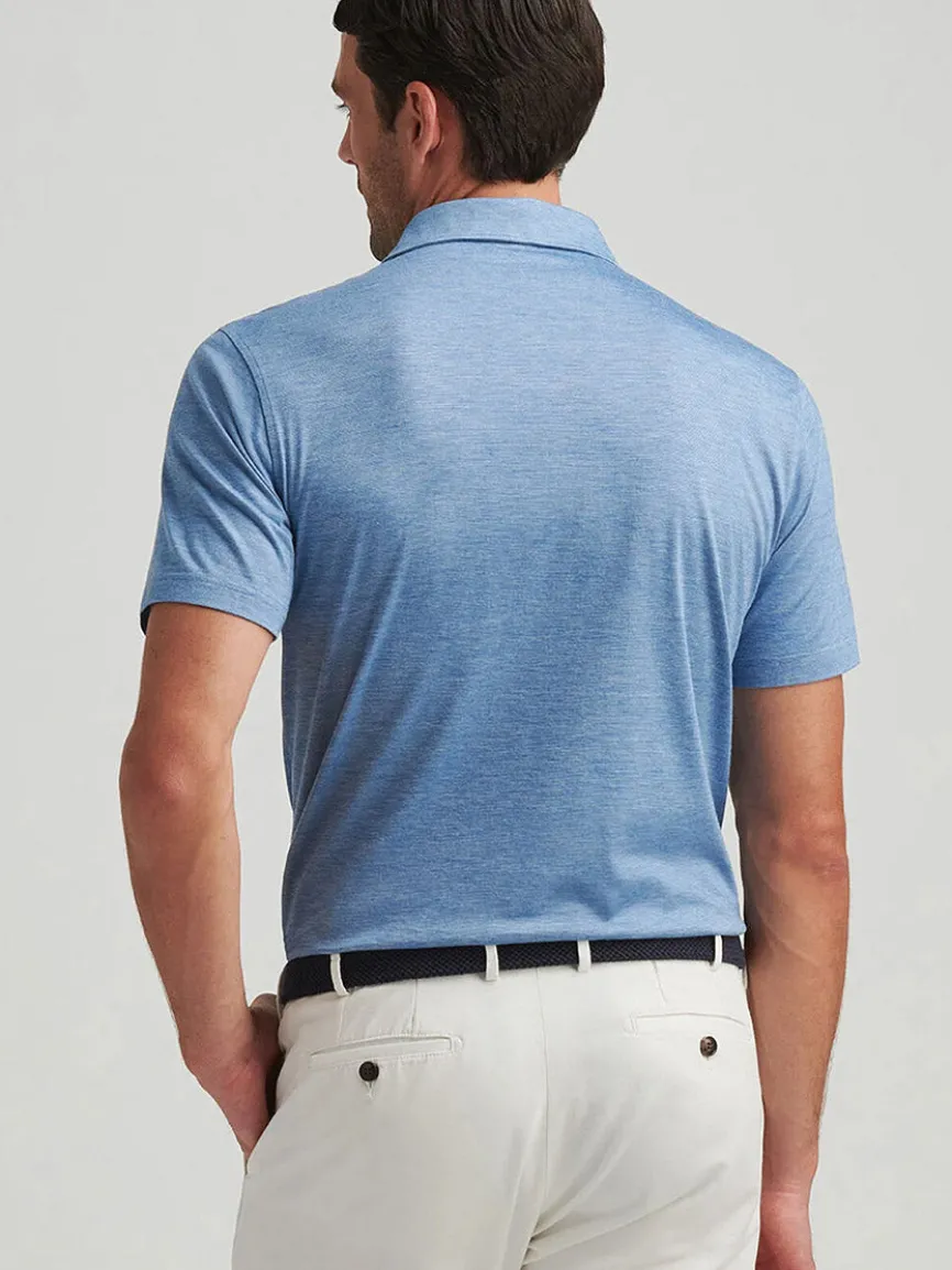 Peter Millar Excursionist Flex Polo in Nordic Blue