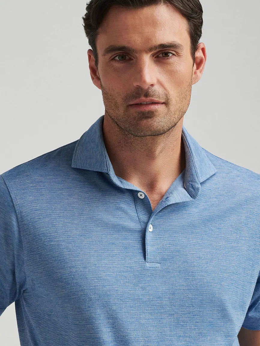 Peter Millar Excursionist Flex Polo in Nordic Blue