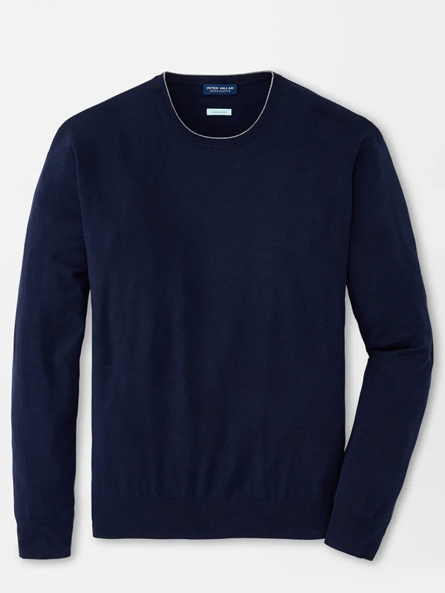 Peter Millar Excursionist Flex Crew in Navy