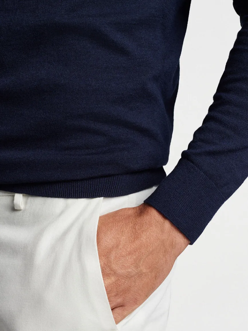 Peter Millar Excursionist Flex Crew in Navy