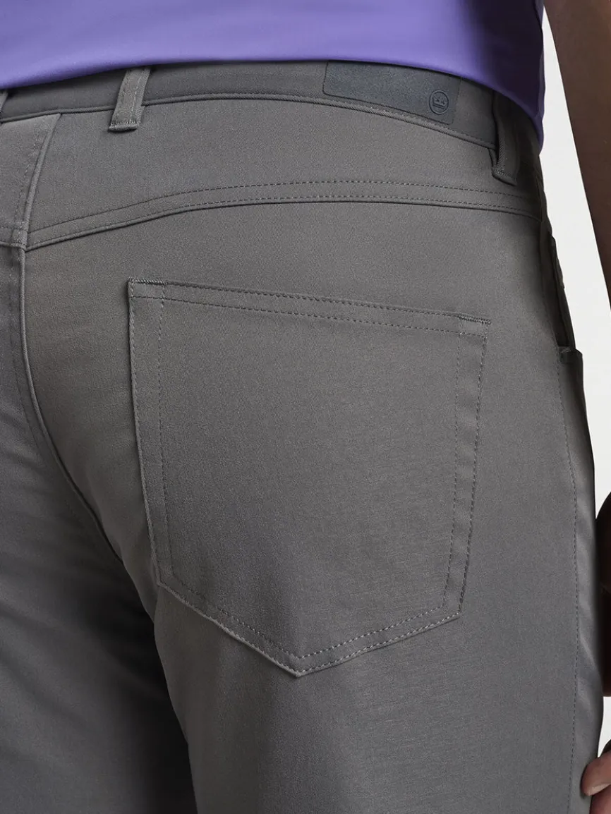 Peter Millar Performance Five-Pocket Pant in Iron