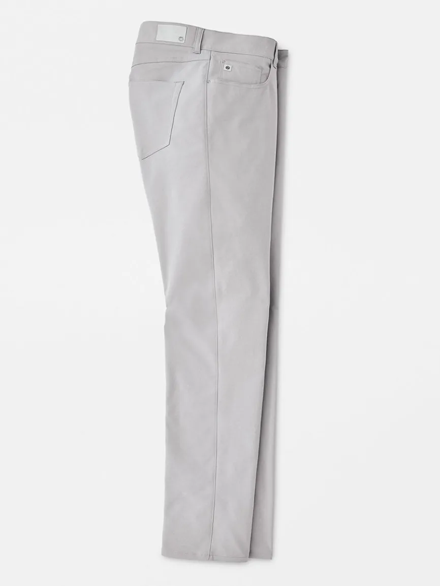 Peter Millar Performance Five-Pocket Pant in Gale Grey