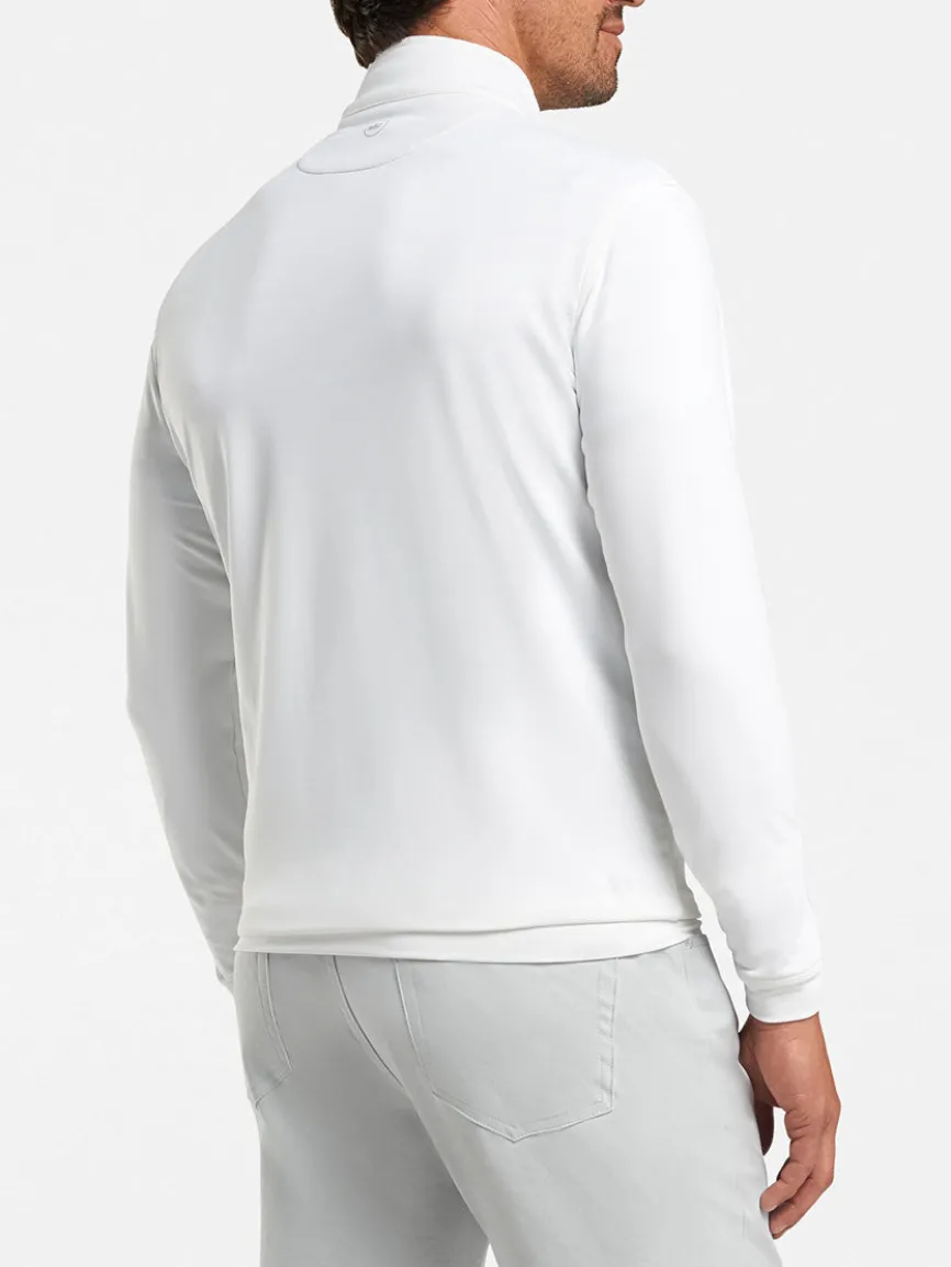 Peter Millar Perth Performance Quarter-Zip in White