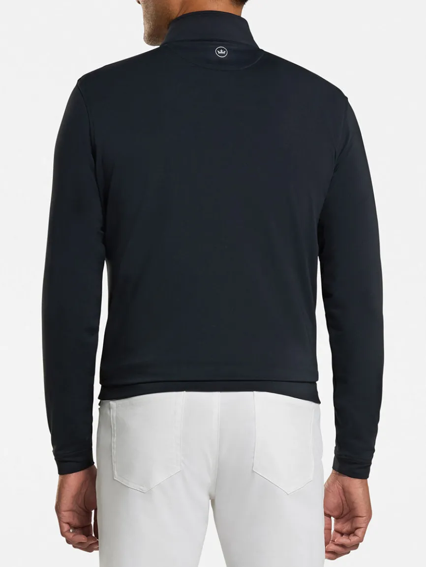 Peter Millar Perth Performance Quarter-Zip in Black