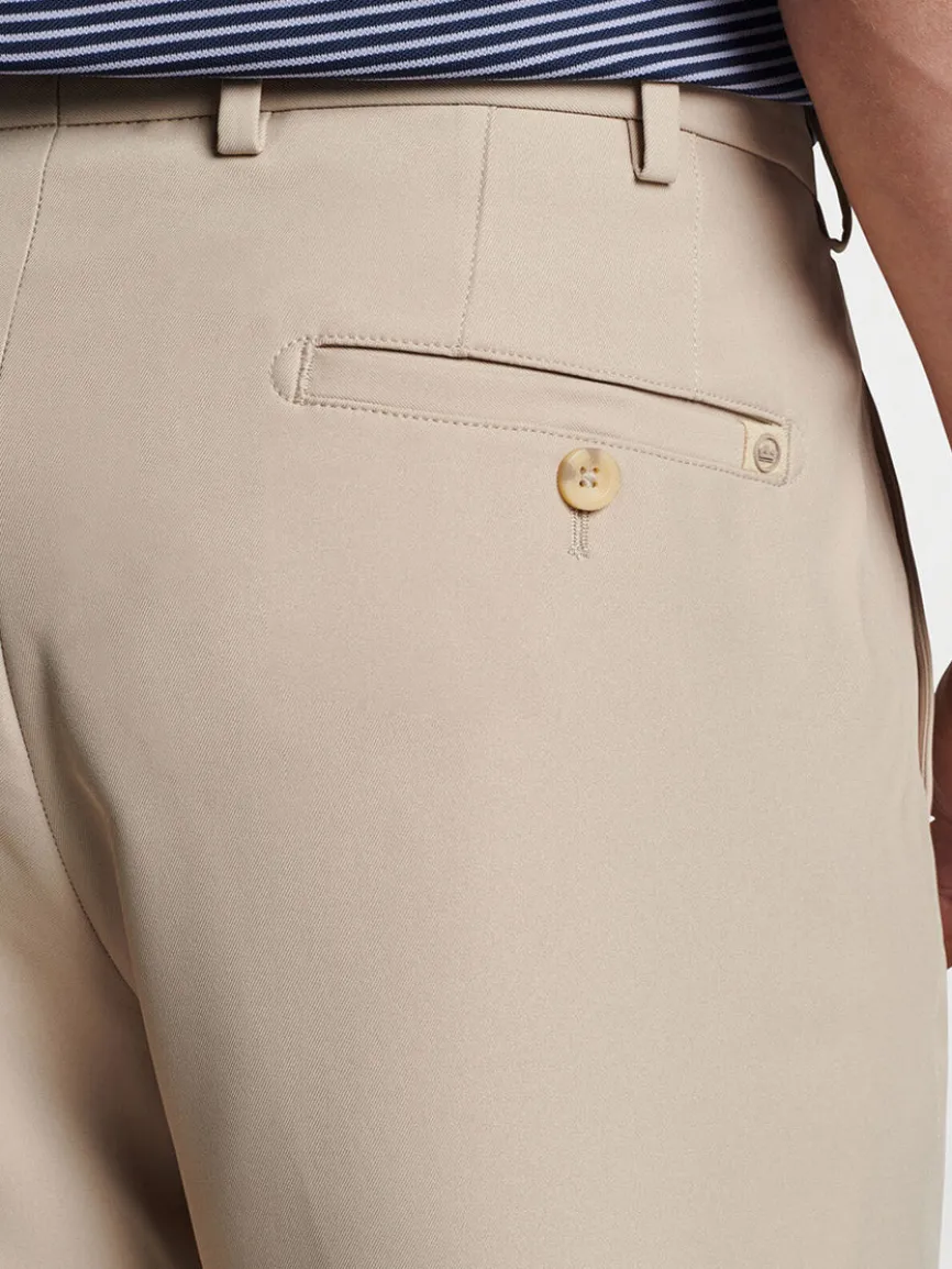 Peter Millar Salem Performance Short in Khaki