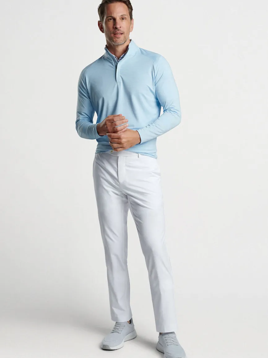 Peter Millar Stealth Performance Quarter-Zip in Blue Frost